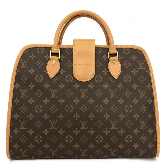 Louis Vuitton Tan and Brown Monogram Satchel - Picture 2 of 6